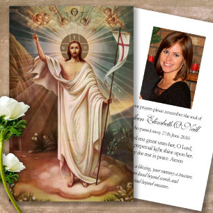 A oração carda a ressurreição do cristo de  