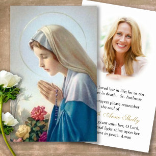 A oração carda Mary Praying