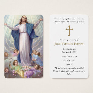 A oração carda nossa senhora Santamente Rosár