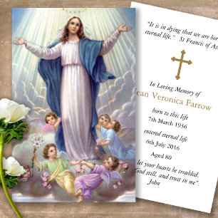 A oração carda nossa senhora Santamente Rosár