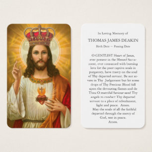 A oração carda o cristo de   nosso rei