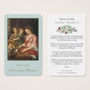 A oração carda St Cecilia 1
