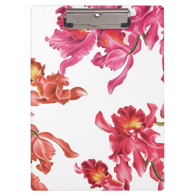 A orquídea floresce a prancheta (Frente)