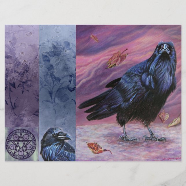 A Página Diário Raven Junk (Frente)