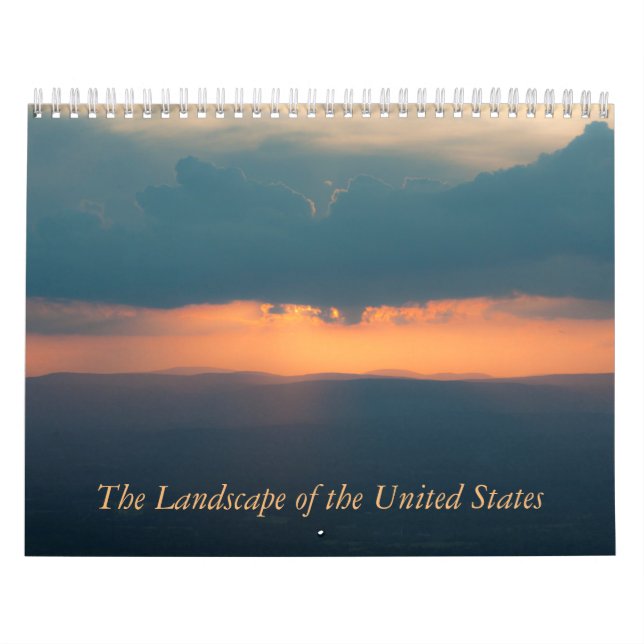 A Paisagem dos Estados Unidos - Calendário de Pare (Capa)