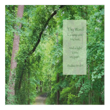 A palavra é uma lâmpada nos meus pés