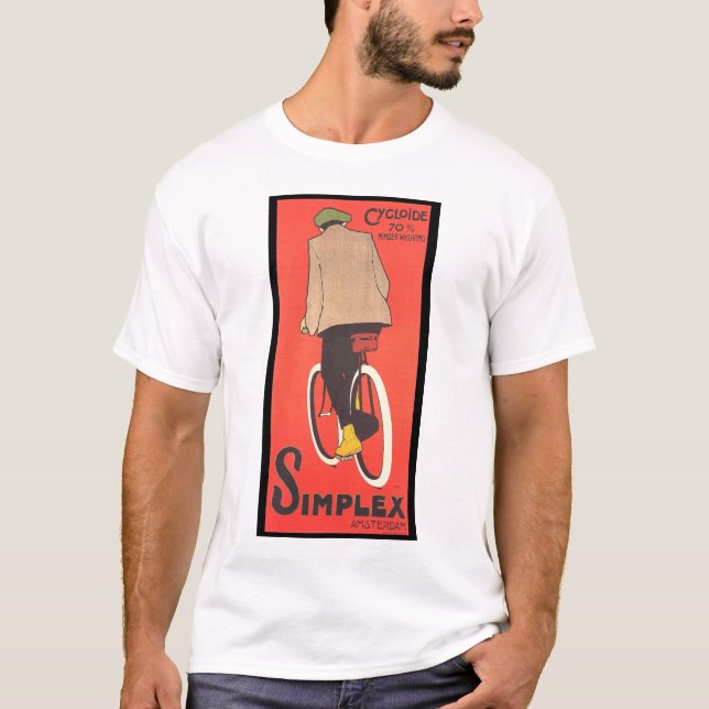 A palavra simples Bicycles a camisa 1907 de (Frente)