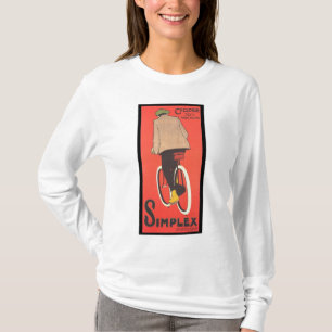A palavra simples Bicycles a camisa de Amsterdão
