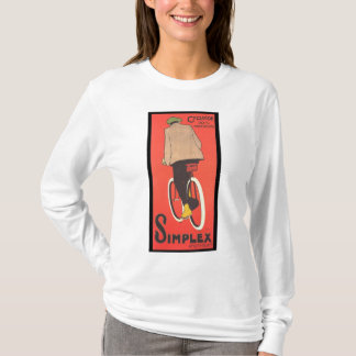 A palavra simples Bicycles a camisa de Amsterdão