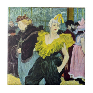 A Palhaça (Palhaço) Cha-U-Kao por Toulouse Lautrec