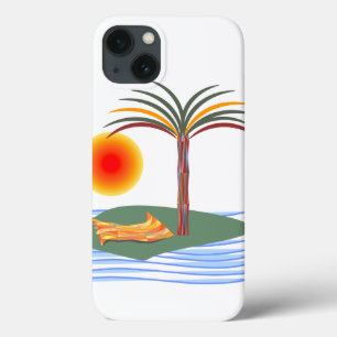 A palmeira tropical, Sun, acena o iPhone 6/6s mais