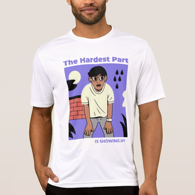 A parte mais difícil está aparecendo! Camiseta (Frente)