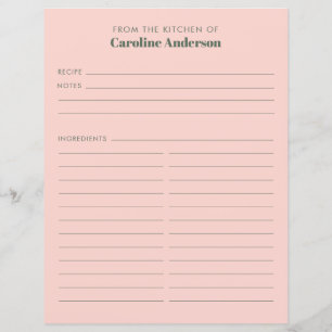 A Partir Da Cozinha, A Receita Verde Rosa Moderna 