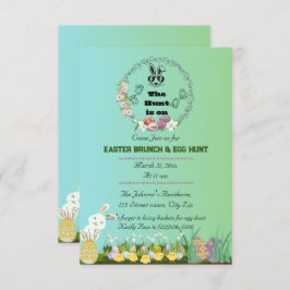 A páscoa Caça está no Convite