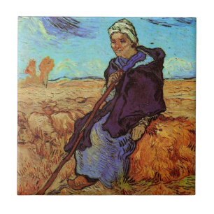 A Pastora (segundo Millet) por Vincent van Gogh