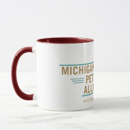 A pata do Michigan imprime caneca de café