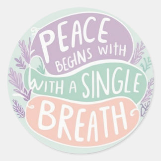 A paz começa com adesivos