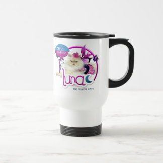 A pele do vestido imprime a caneca de viagem