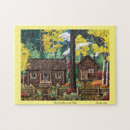 A pequena cabana no Quebra-cabeça do bosque