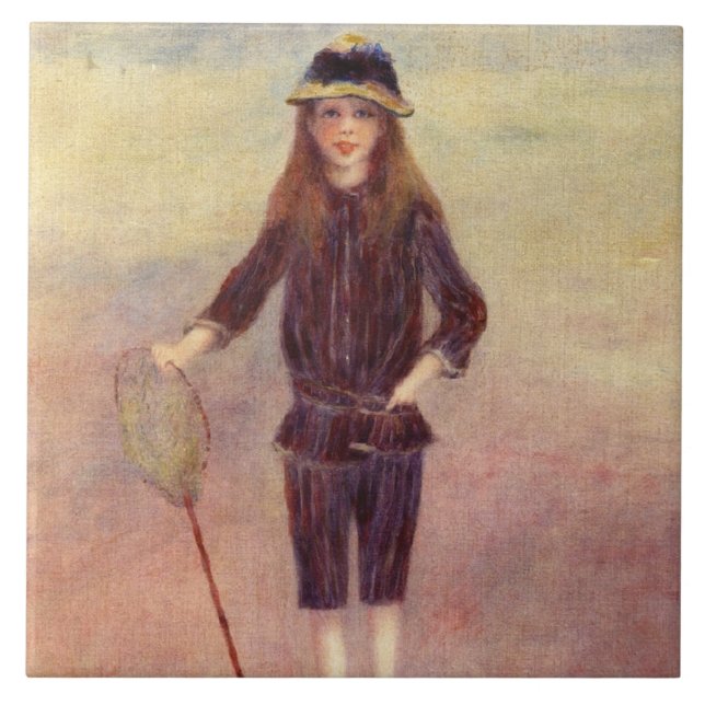 A Pequena Pescadora (por Pierre-August Renoir) (Frente)