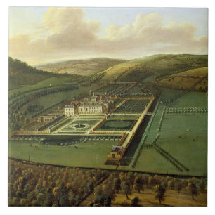 A perspectiva do sudeste do Hampton Court,