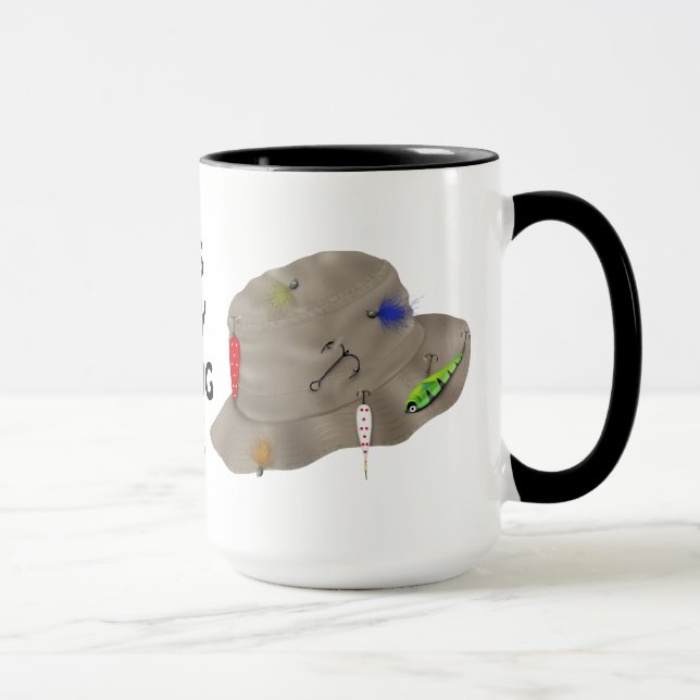 A pesca afortunada do pai ostenta a caneca (Direita)