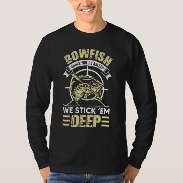 A Pesca De Boliche Dobra-Lhes Ideia De Camisa Prof (Frente)