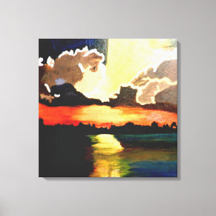 A pintura de canvas ISLAND SUNSET