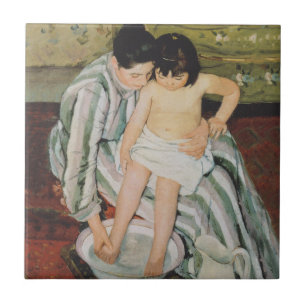 A Pintura do Banho de Mary Cassatt Child