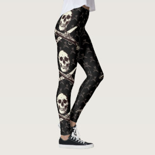 A Pirates Life multiskul_blackwigrey Leggings
