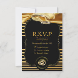A placa RSVP Gatsby do Excelente