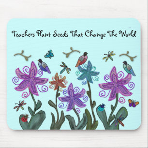 A planta dos professores semeia Mousepad