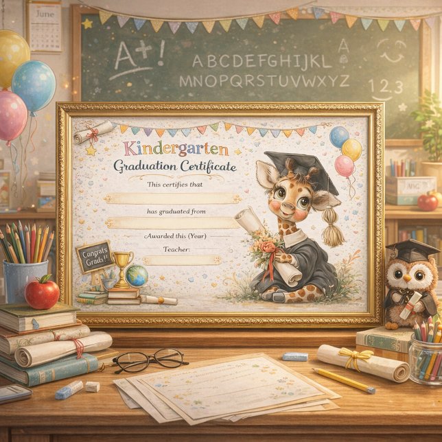 A Playful Giraffe Honoring Early Achievements (Criador carregado)