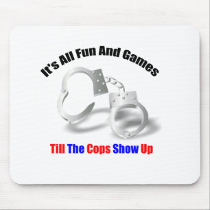 A polícia Humor - divertimento e jogos Mousepad
