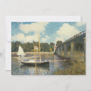 A Ponte da Rodovia em Argenteuil por Claude Monet