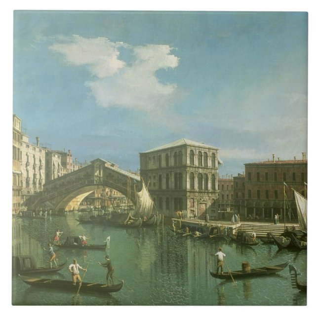 A ponte de Rialto, Veneza (Frente)