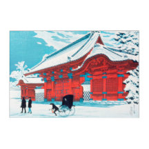 A Porta Vermelha de Hongo em Neve (1926)