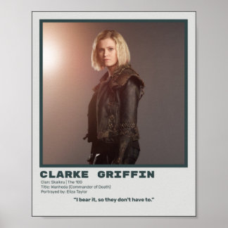 A Poster Clarke Griffin 100