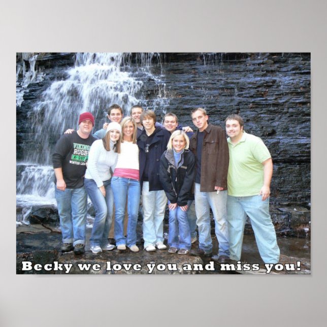 A poster da Becky (Frente)
