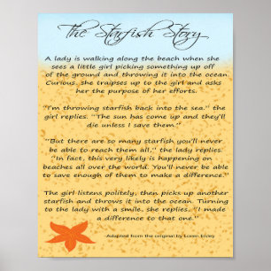 A poster da história do Starfish