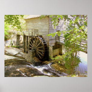 A poster da Velha Grist Mill