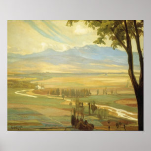 A poster de arte de "Avila Morning" de Rivera
