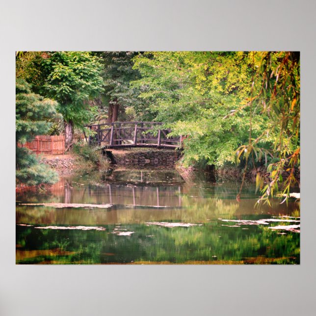 A Poster de fotografia da ponte (Frente)