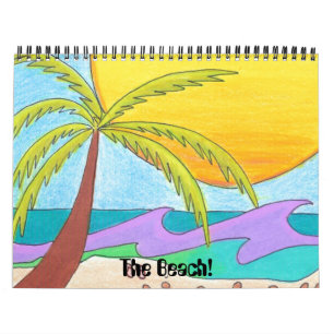 A praia! Calendário