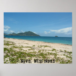 A praia do amante, poster de Nevis