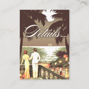 A praia do art deco detalha o cartão do registro