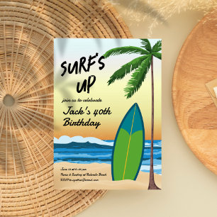 A Praia Do surf Pensava Que Era Convite De Anivers