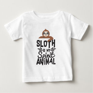 A preguiça é minha camisa bonito engraçada animal