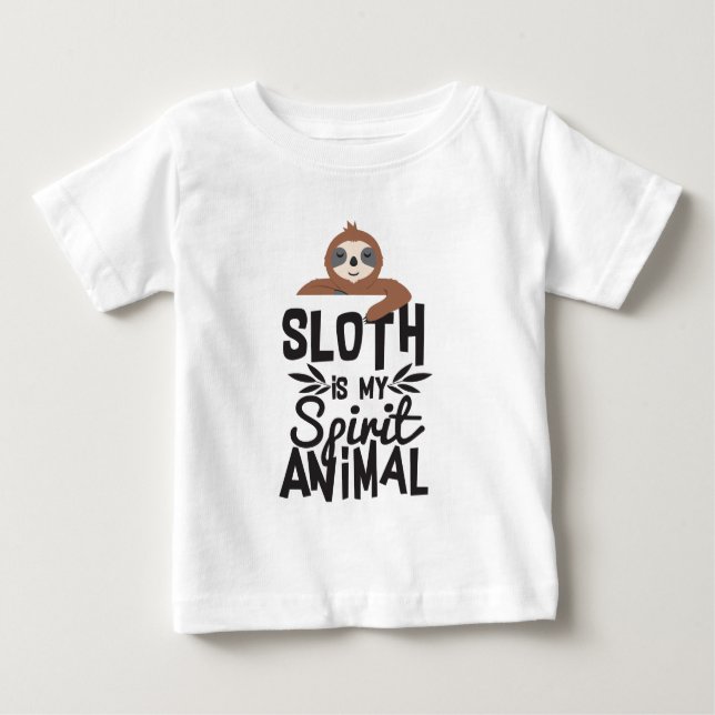A preguiça é minha camisa bonito engraçada animal (Frente)