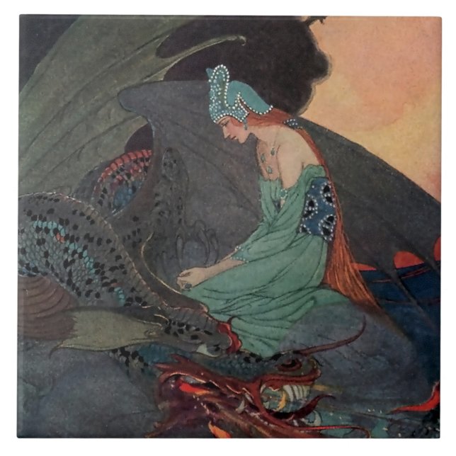 “A Princesa e o Dragão” por Elenore Abbott (Frente)